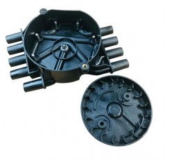 Distributor Cap & Rotor Kit for Chevrolet & GMC 5.0L 5.7L V8 Blac