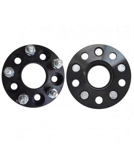 2pcs 20mm 5x108 PCD 63.3CB Thread 12x1.5 Spacers for Ford Focus/Mondeo