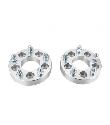 2pcs Professional Hub Centric Wheel Adapters for Jeep 1980-1999 Ford 1967-2011 Mazda 1992-2007 Mercury 1997-2007 Lincoln 1982-2001 Silver
