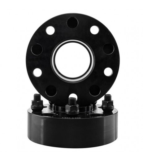 2pcs Professional Hub Centric Wheel Adapters for Dodge Dakota Ram Durango 2002-2011 Black