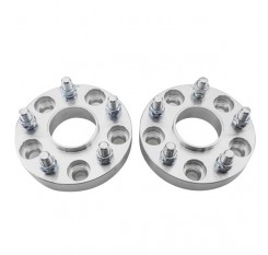 2pcs Professional Hub Centric Wheel Adapters for Buick Cadillac Chevrolet Silver